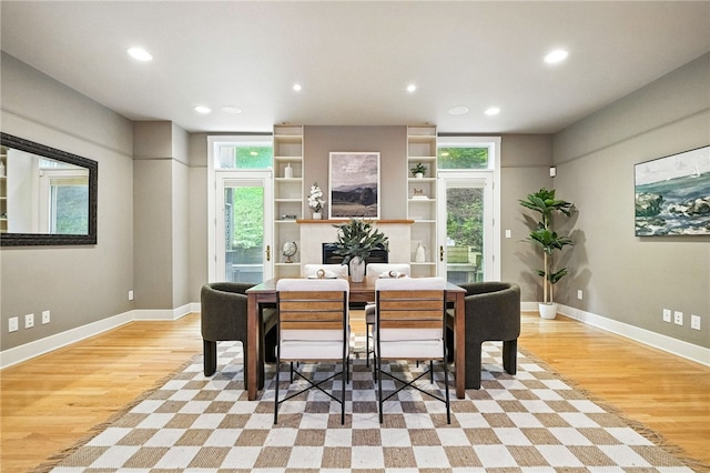 140 N Woodland Rd, Shadyside, PA 15232 - dining space featuring light wood-style flooring and recessed lighting