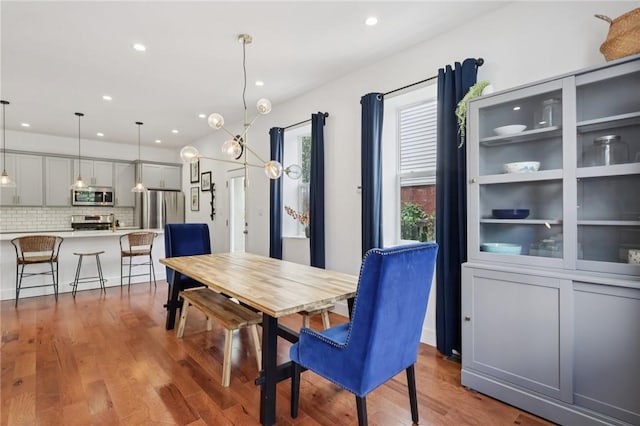 3130 Dobson St, Polish Hill, PA 15219 - dining space with wood finished floors and recessed lighting