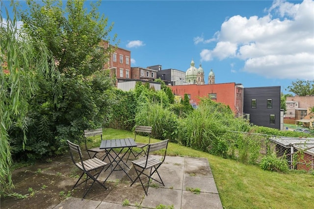 3130 Dobson St, Polish Hill, PA 15219 - view of patio with outdoor dining area and a residential view