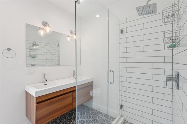 3130 Dobson St, Polish Hill, PA 15219 - full bathroom featuring a shower stall and vanity
