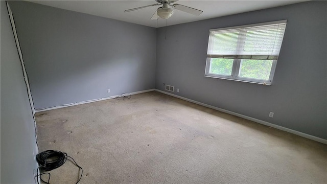 402 Forest Ridge Dr, Forest Hills Boro, PA 15221 - empty room featuring ceiling fan and carpet flooring