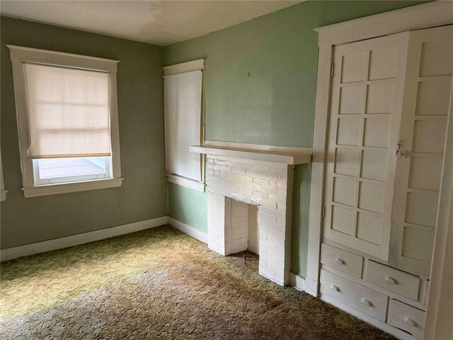 25-27 Joel St, Ingram, PA 15205 - unfurnished living room featuring carpet and baseboards