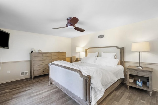 2616 Cedarvue Dr, Upper St Clair, PA 15241 - bedroom featuring wood finished floors and a ceiling fan