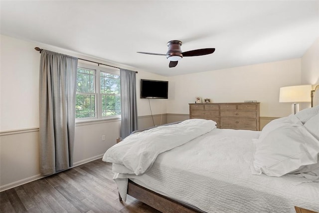 2616 Cedarvue Dr, Upper St Clair, PA 15241 - bedroom with wood finished floors and ceiling fan