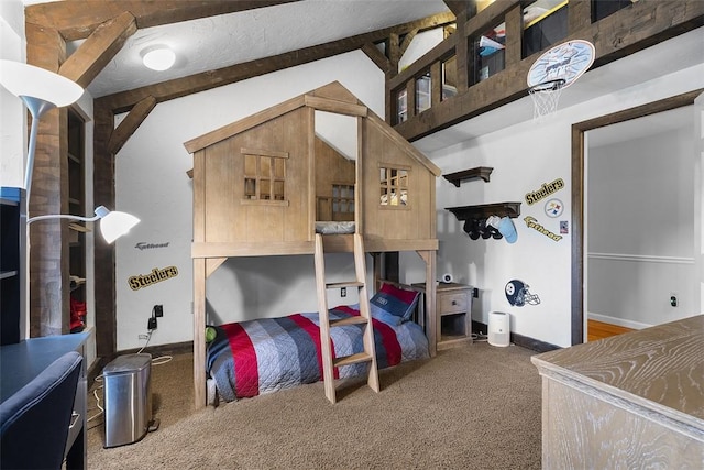 2616 Cedarvue Dr, Upper St Clair, PA 15241 - bedroom with carpet floors and vaulted ceiling