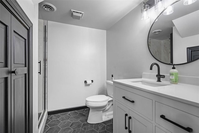 2616 Cedarvue Dr, Upper St Clair, PA 15241 - full bathroom with vanity, a shower stall, and tile patterned flooring