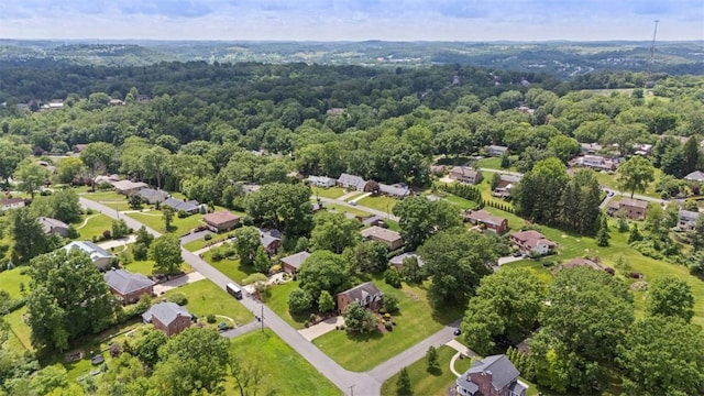 2616 Cedarvue Dr, Upper St Clair, PA 15241 - aerial view of residential area with a heavily wooded area