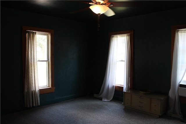 400 E Butler St, Mercer Boro Mer, PA 16137 - spare room featuring healthy amount of natural light, ceiling fan, and carpet floors