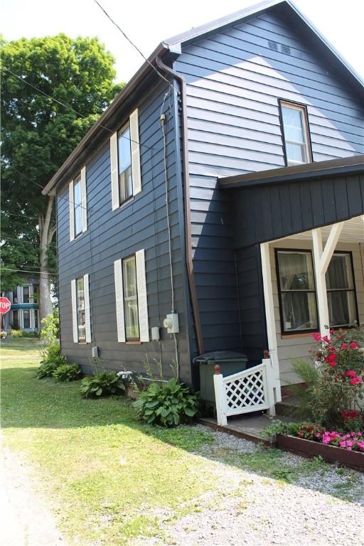 400 E Butler St, Mercer Boro Mer, PA 16137 - view of property exterior with a yard