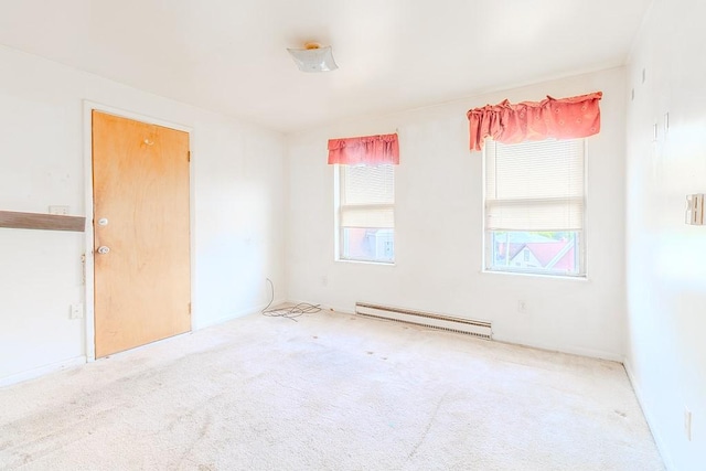5801 Lincoln Ave, Export, PA 15632 - carpeted spare room with baseboard heating and baseboards