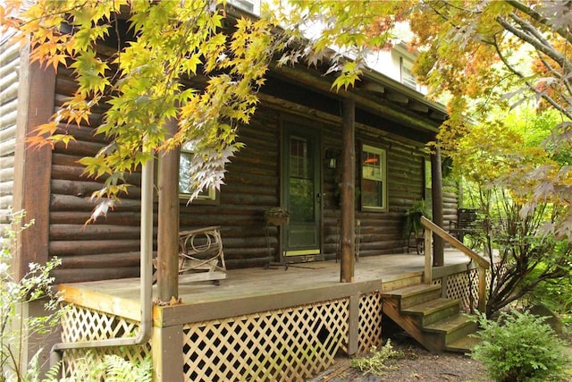130 Hall Rd, Findley Twp, PA 16137 - view of porch