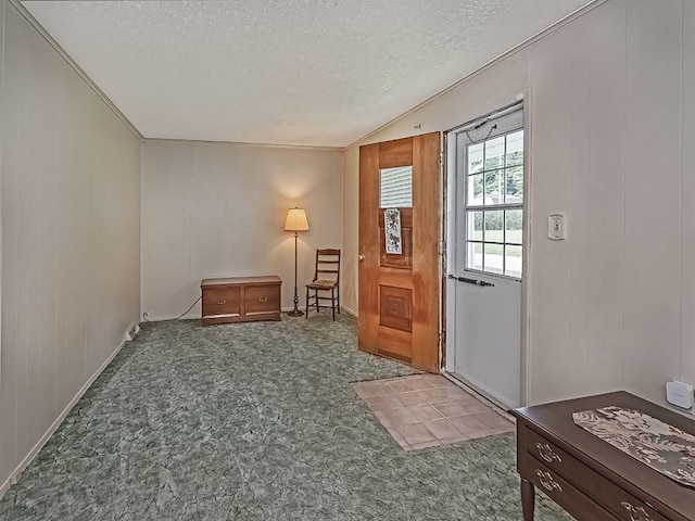 2665 Warrendale Bayne Rd, Marshall, PA 15005 - doorway with a textured ceiling and carpet floors