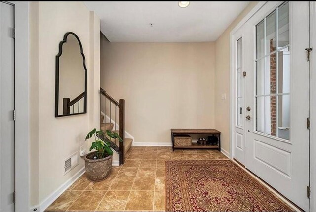323 Osona Ln, Marshall, PA 16046 - entryway featuring stairs and tile patterned flooring