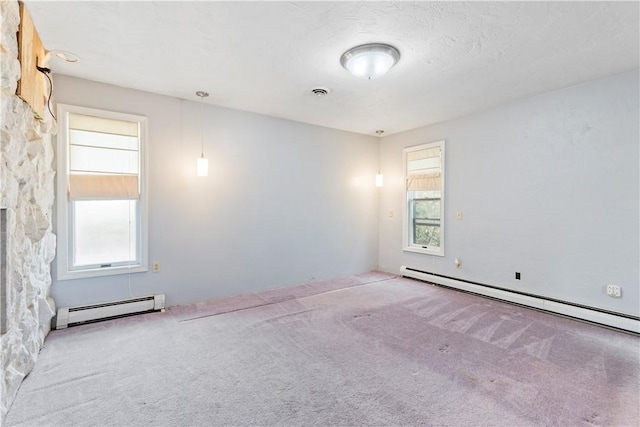 130 Clare Dr, South Strabane, PA 15301 - unfurnished room with a baseboard radiator and carpet