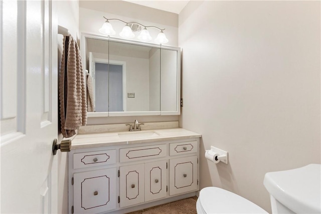 130 Clare Dr, South Strabane, PA 15301 - half bathroom featuring toilet and vanity