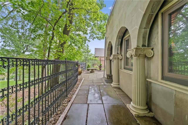 5401 Guarino Rd, Squirrel Hill, PA 15217 - view of home's exterior featuring a fenced backyard and a patio