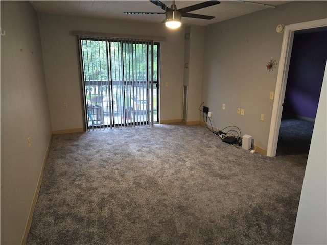 1987 Centurion Dr Unit 202, Forest Hills Boro, PA 15221 - unfurnished room with carpet flooring, a ceiling fan, and a smoke detector
