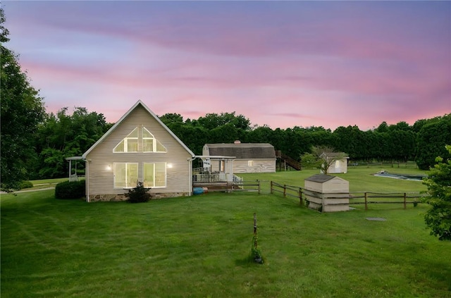 135 Preacher Rd, East Huntingdon, PA 15639 - view of yard featuring an outbuilding