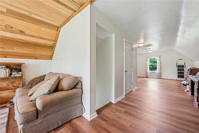 135 Preacher Rd, East Huntingdon, PA 15639 - sitting room featuring lofted ceiling and wood finished floors