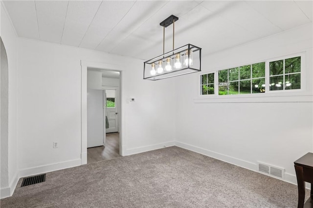 1571 Baldwick Rd, Banksville/Westwood, PA 15205 - carpeted spare room featuring baseboards and arched walkways