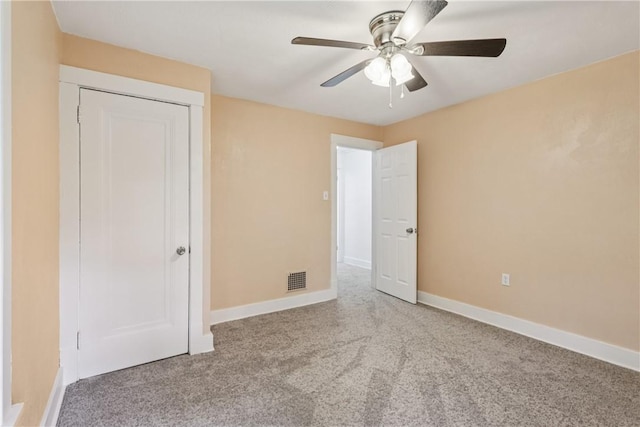 1571 Baldwick Rd, Banksville/Westwood, PA 15205 - unfurnished bedroom with carpet flooring, ceiling fan, and a closet
