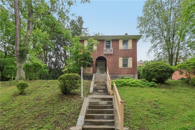 1571 Baldwick Rd, Banksville/Westwood, PA 15205 - view of front of home featuring stairway and brick siding