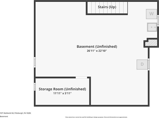 1571 Baldwick Rd, Banksville/Westwood, PA 15205 - view of room layout