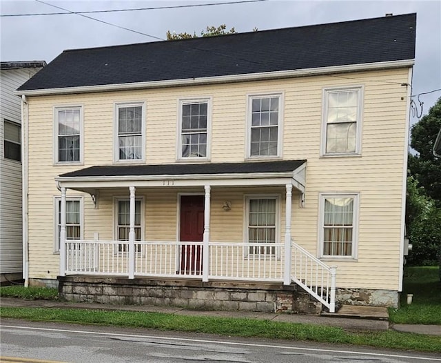 111 Laughlin St, Dawson, PA 15428 - view of front facade with a porch