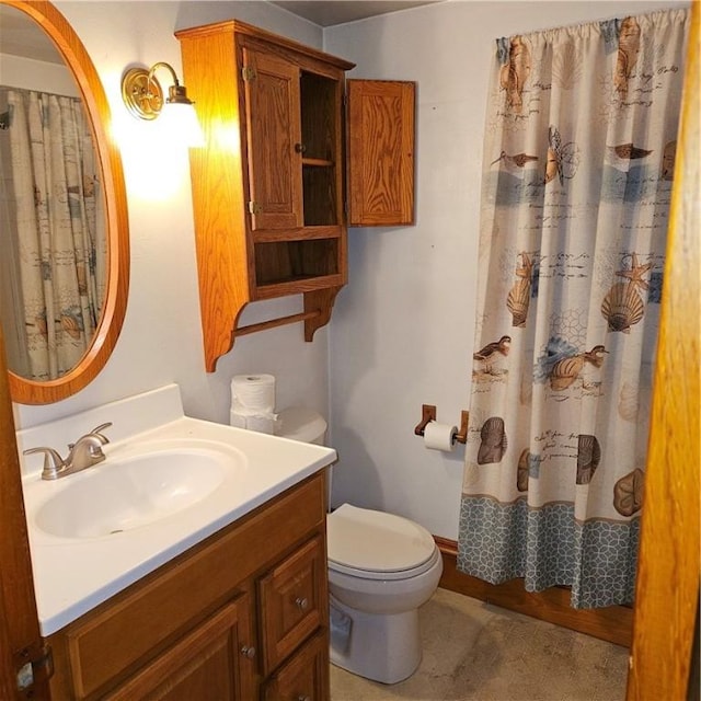 111 Laughlin St, Dawson, PA 15428 - bathroom featuring vanity and curtained shower