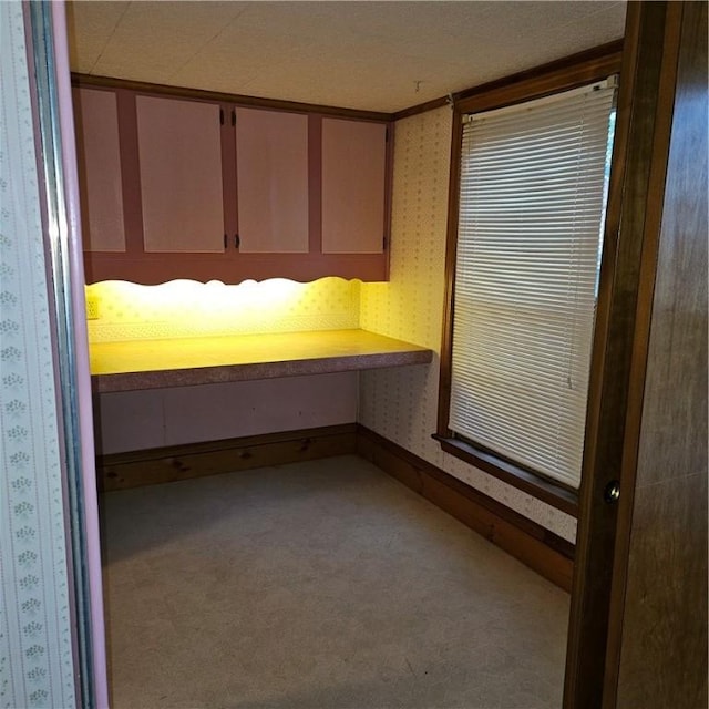 111 Laughlin St, Dawson, PA 15428 - unfurnished office featuring wallpapered walls and carpet