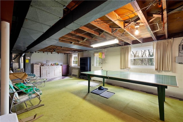 540 Lucia Dr, Wilkins Twp, PA 15221 - recreation room featuring carpet floors