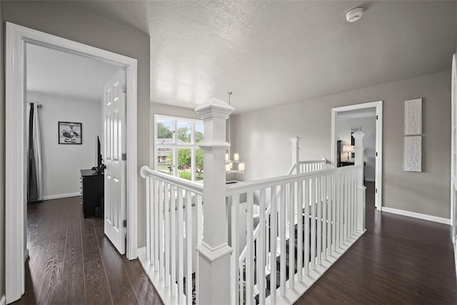 1008 Aspen Dr, Findlay Twp, PA 15126 - hall with an upstairs landing and wood finished floors