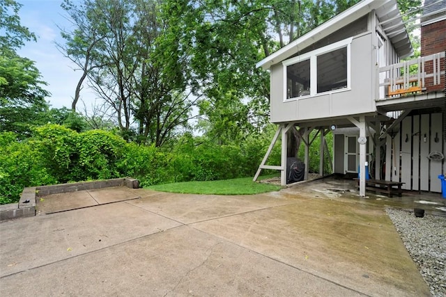 36 Warriors Rd, Green Tree, PA 15205 - view of patio / terrace featuring a wooden deck and concrete driveway