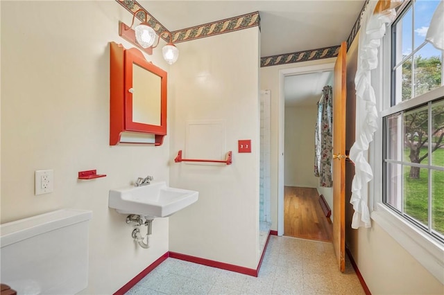 100 Laurel Hill Dr, Pine Twp Nal, PA 15090 - bathroom featuring baseboards and tile patterned floors