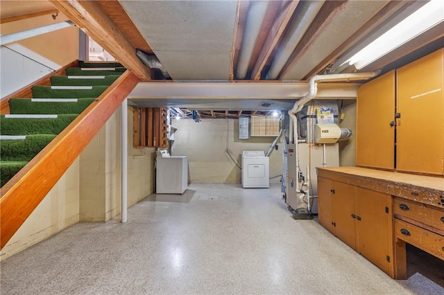 100 Laurel Hill Dr, Pine Twp Nal, PA 15090 - unfinished basement with separate washer and dryer