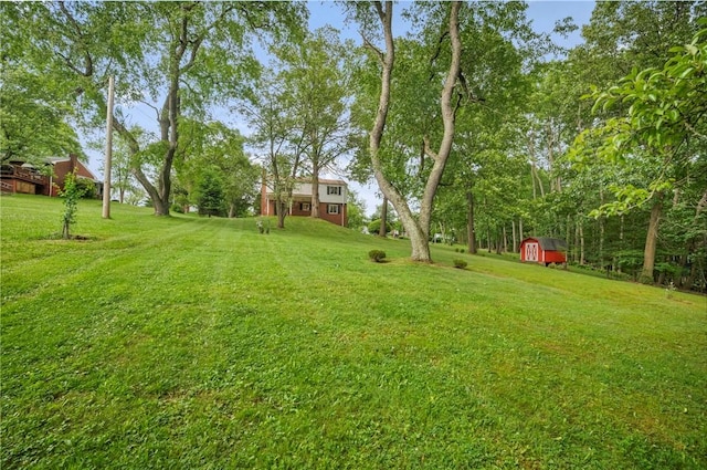 100 Laurel Hill Dr, Pine Twp Nal, PA 15090 - view of grassy yard featuring a storage unit