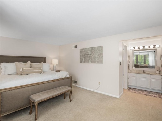212 Timber Ln, Aleppo Nal, PA 15143 - bedroom featuring light carpet and ensuite bath
