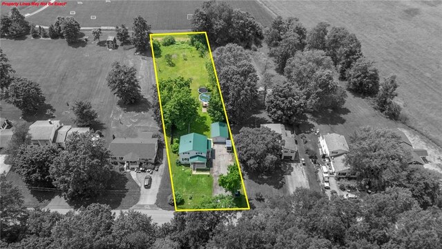 624 S Darby Rd, Hermitage, PA 16148 - aerial view of property's location with property boundaries highlighted