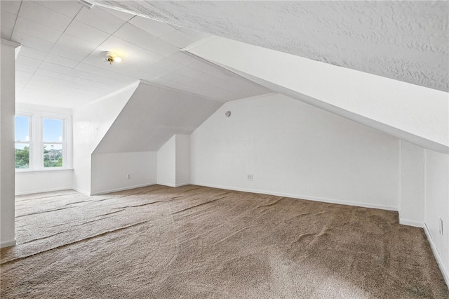 2740 Shelly St, South Side, PA 15203 - additional living space with carpet and vaulted ceiling