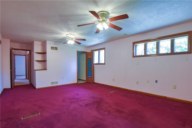 150 Morgan Rd, Penn Twp But, PA 16002 - empty room with carpet, a ceiling fan, and a textured ceiling