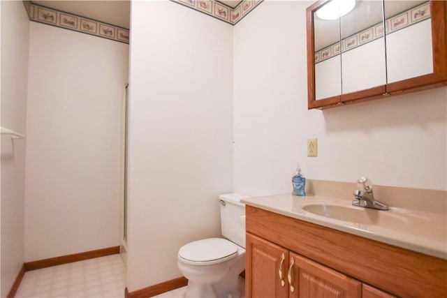 150 Morgan Rd, Penn Twp But, PA 16002 - bathroom with tile patterned floors, vanity, and a shower stall