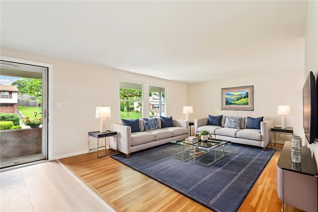 1154 Bucknell, Monroeville, PA 15146 - living room featuring wood finished floors