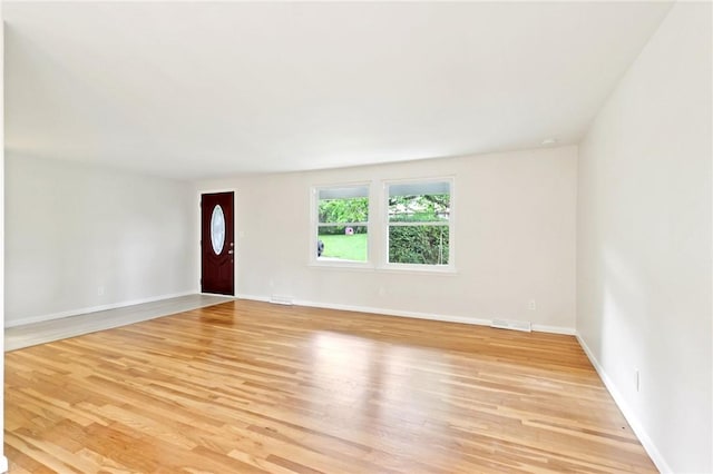 1154 Bucknell, Monroeville, PA 15146 - unfurnished living room featuring light wood-type flooring