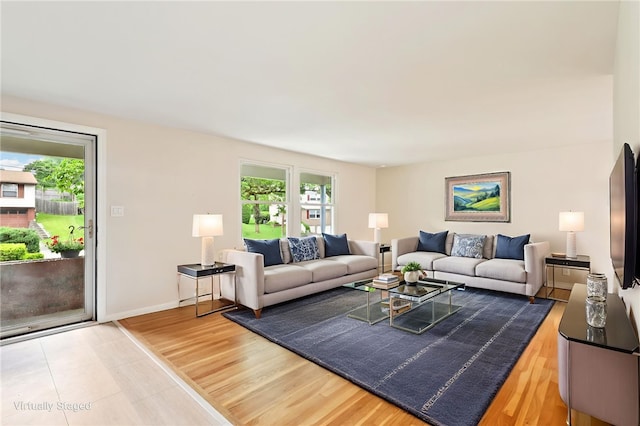 1154 Bucknell, Monroeville, PA 15146 - living room featuring wood finished floors