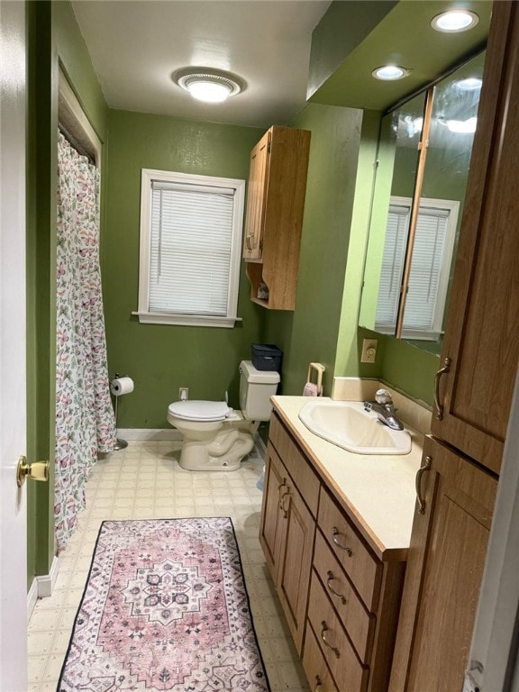 1930 Morris St, Shenango Twp Law, PA 16102 - bathroom with tile patterned floors, vanity, and a shower with shower curtain