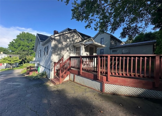 1930 Morris St, Shenango Twp Law, PA 16102 - rear view of house featuring a deck