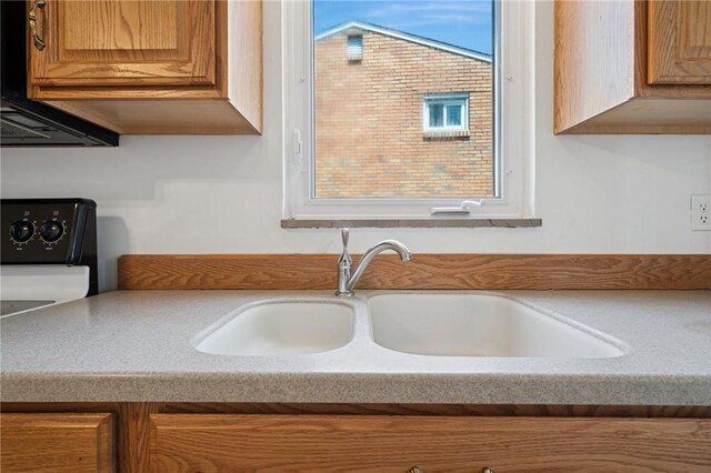 520 Judith Dr, Baldwin Boro, PA 15236 - kitchen view of light countertops and brown cabinetry