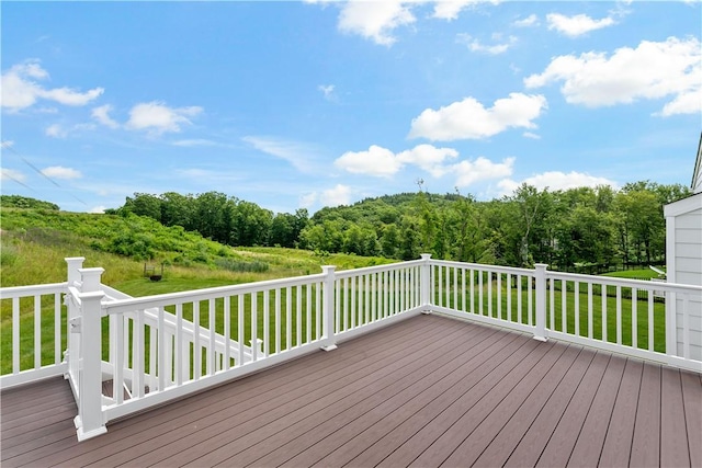 107 Abigail Dr, Adams Twp, PA 16046 - wooden deck with a yard
