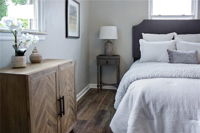 746 Agnew Rd, Baldwin Boro, PA 15227 - bedroom featuring dark wood-style floors and baseboards