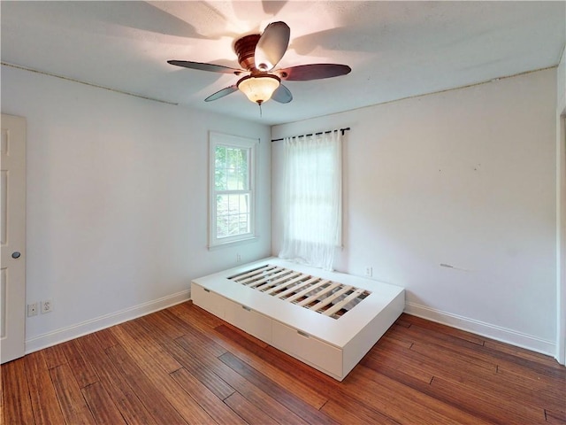 109 Remil Dr, Twp Of But Se, PA 16001 - unfurnished bedroom with hardwood / wood-style flooring and ceiling fan